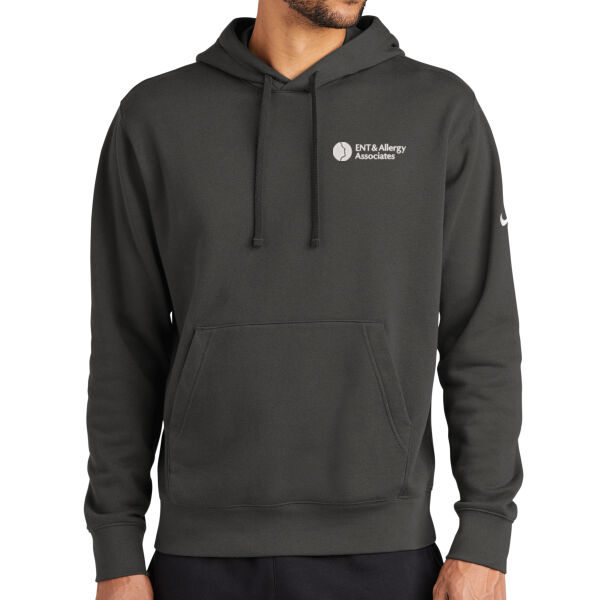    - Club Fleece Sleeve Swoosh Pullover Hoodie Thumbnail