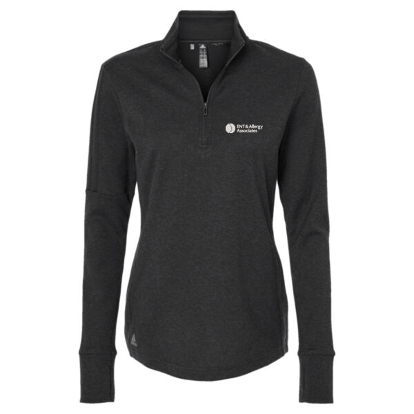    - Women's 3-Stripe Quarter-Zip Sweater Pullover Thumbnail