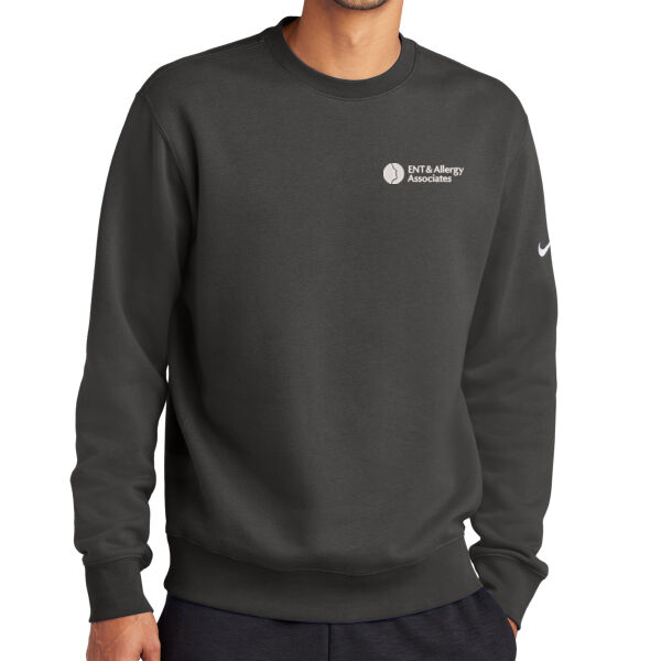    - Club Fleece Sleeve Swoosh Crew Thumbnail