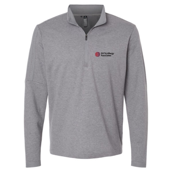    - Men's 3-Stripe Quarter-Zip Sweater Pullover Thumbnail