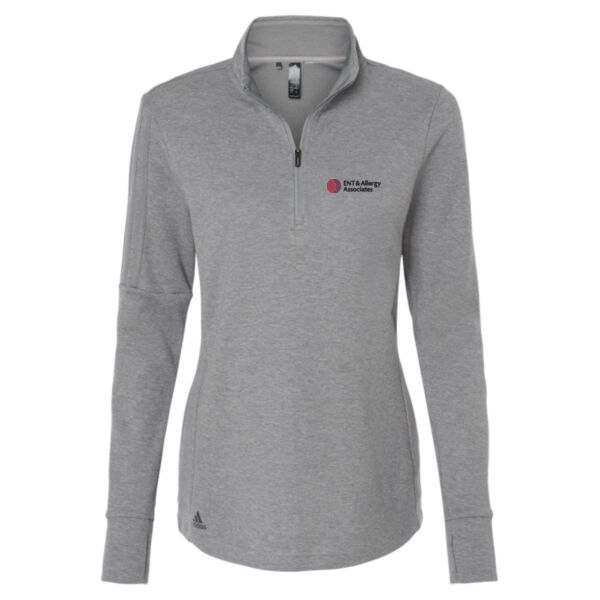    - Women's 3-Stripe Quarter-Zip Sweater Pullover Thumbnail