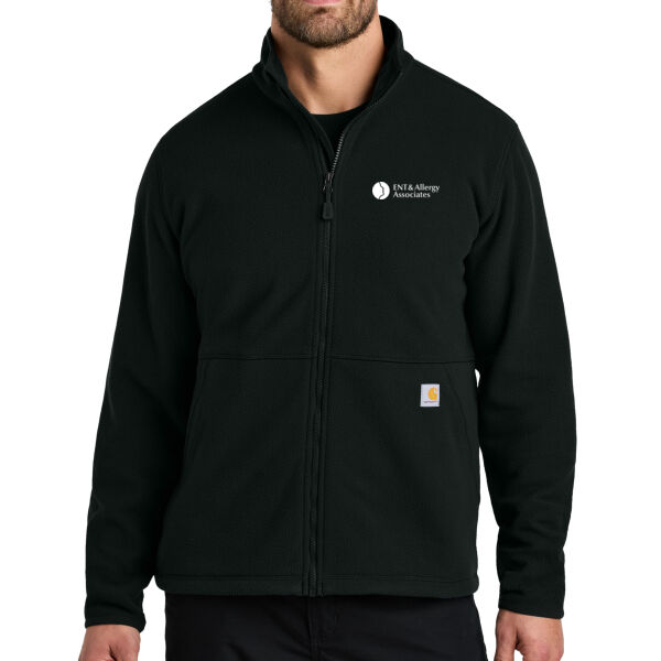   - Textured Full Zip Fleece Jacket Thumbnail