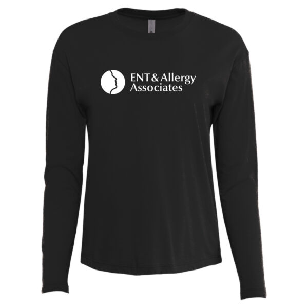   - Women's Cotton Relaxed Long Sleeve T-Shirt Thumbnail