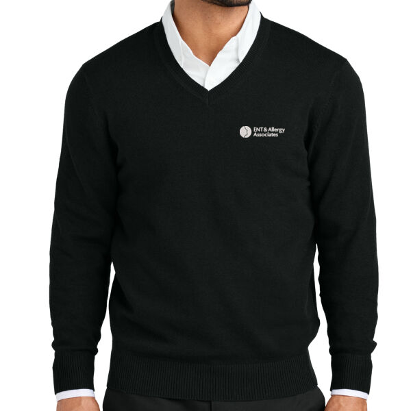   - Easy Care V Neck Sweater Thumbnail
